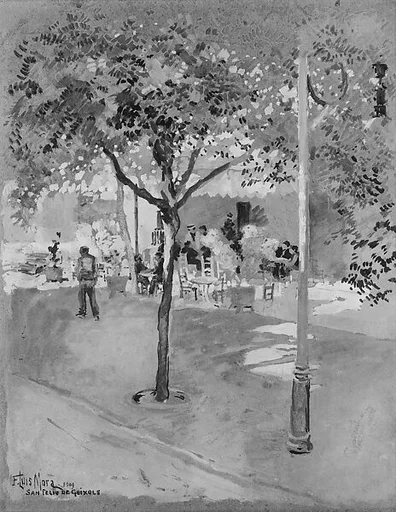 Street Cafe—San Felio de Quixols