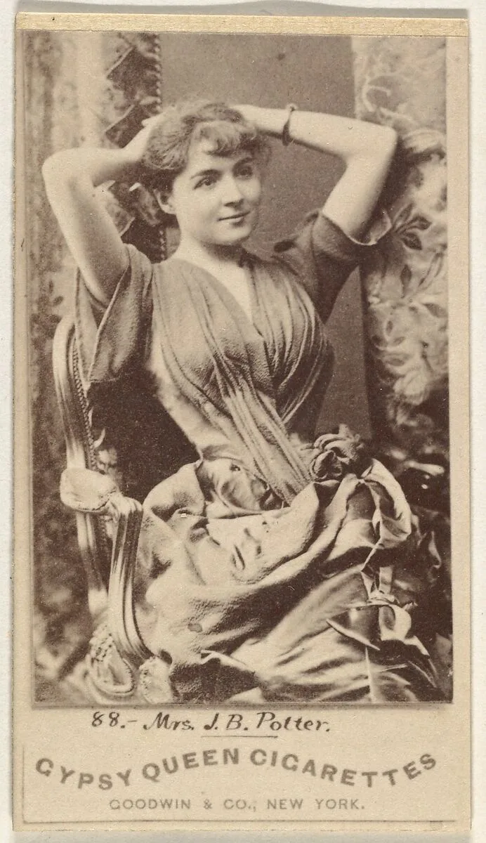 Mrs. J.B. Potter, from the Actors and Actresses series (N171) for Gypsy Queen Cigarettes — Goodwin & Company