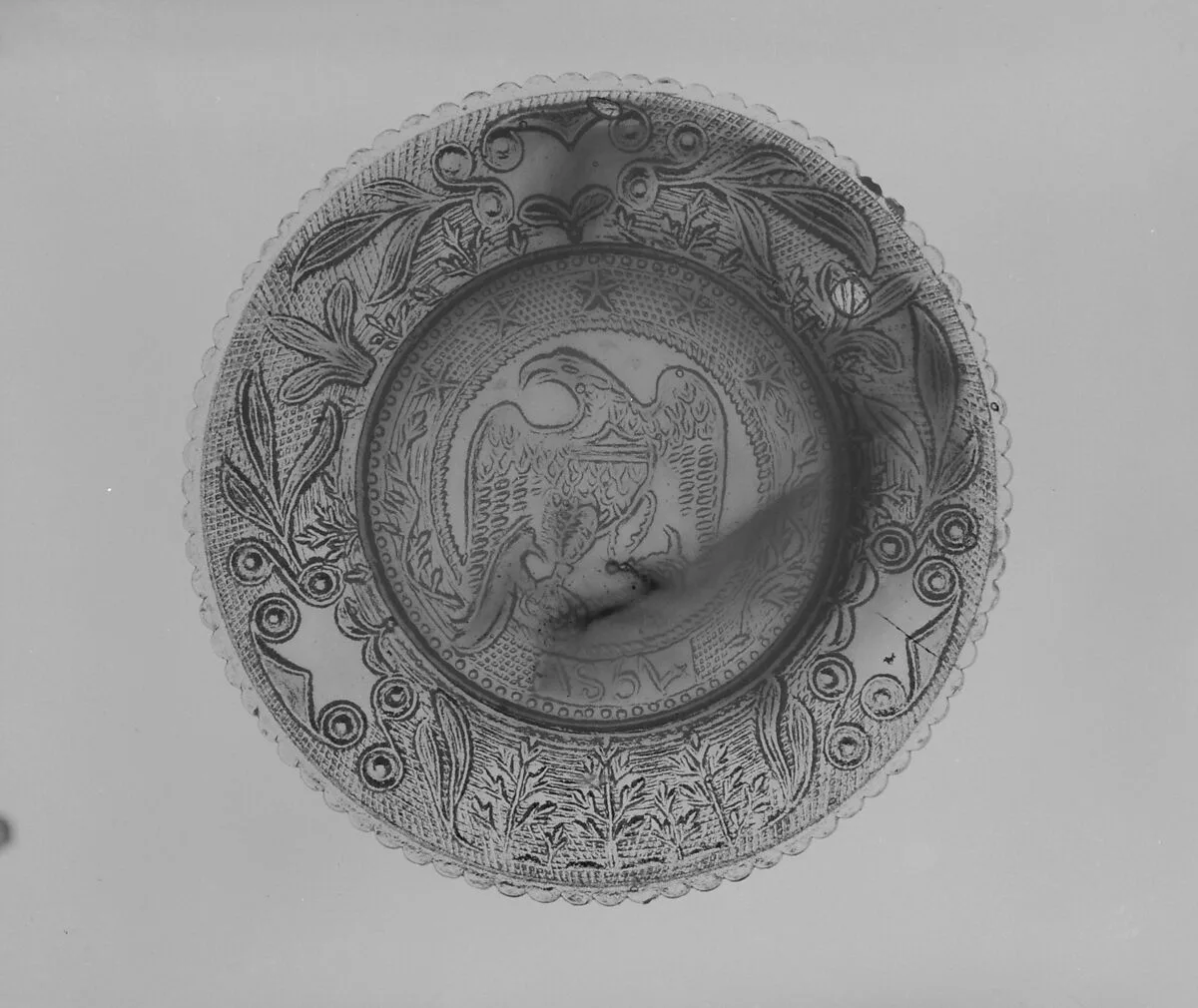 Cup Plate — Boston & Sandwich Glass Company