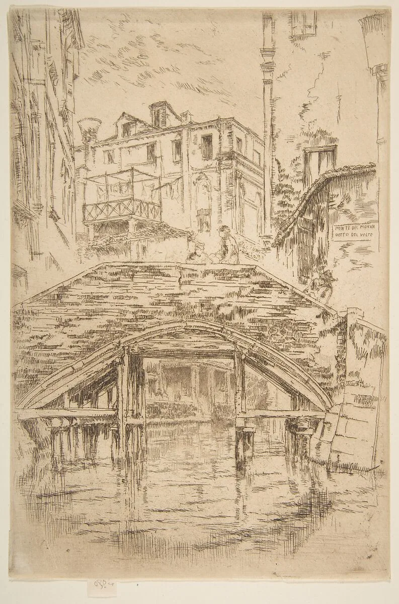 Ponte del Piovan — James McNeill Whistler