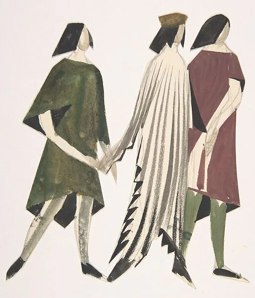 Three figures — Unknown