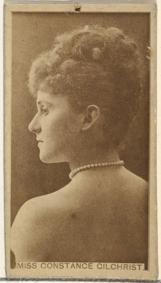 Miss Constance Gilchrist, from the Actors and Actresses series (N145-8) issued by Duke Sons & Co. to promote Duke Cigarettes — American Tobacco Company|W. Duke, Sons & Co.