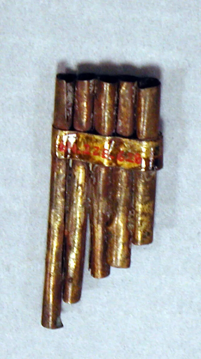 Hammered Silver Panpipe — Unknown