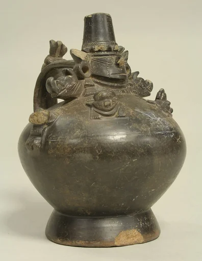 Bottle with Figures