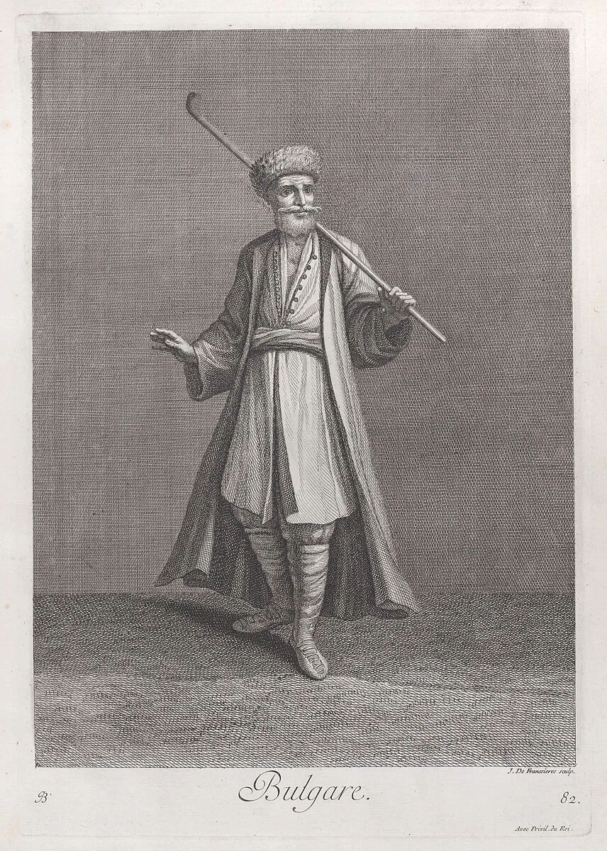 Bulgare, plate 82 from "Recueil de cent estampes représentent differentes nations du Levant" — Jean Baptiste Vanmour|Jacques de Franssières|Jacques le Hay