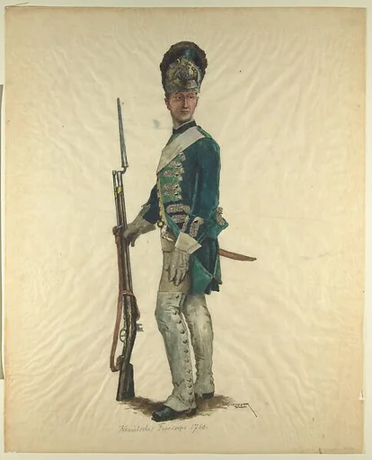 Prussian Military Costume: Kleistsches Freicorps 1760