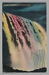 Illuminated American Falls, Niagara Falls — Unknown