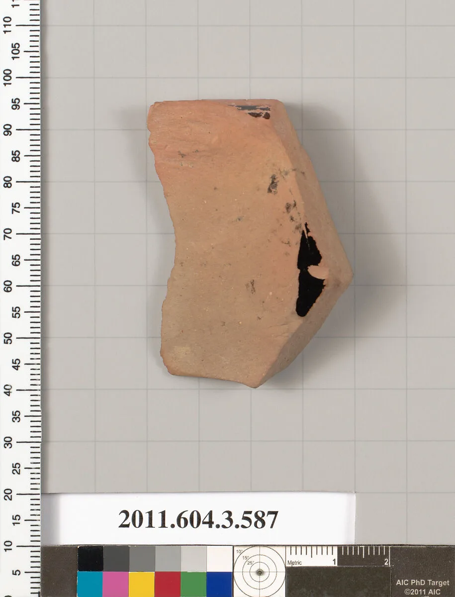 Terracotta fragment of a column-krater (bowl for mixing wine and water) — Unknown