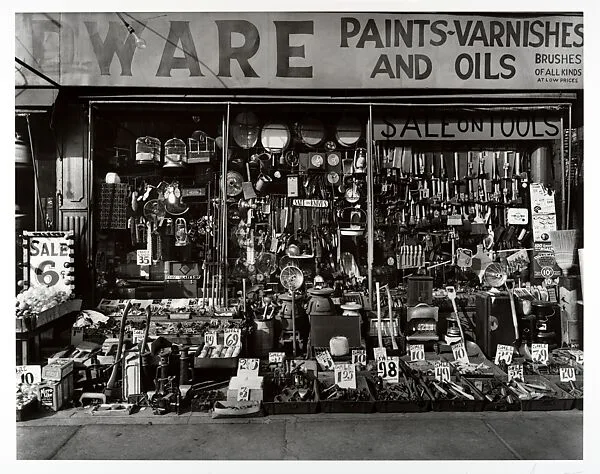 Hardware Store, 316-318 Bowery, Manhattan — Berenice Abbott