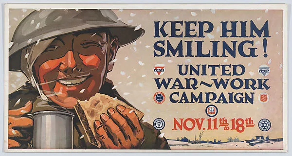 Keep him smiling! — Anonymous, American, 20th century