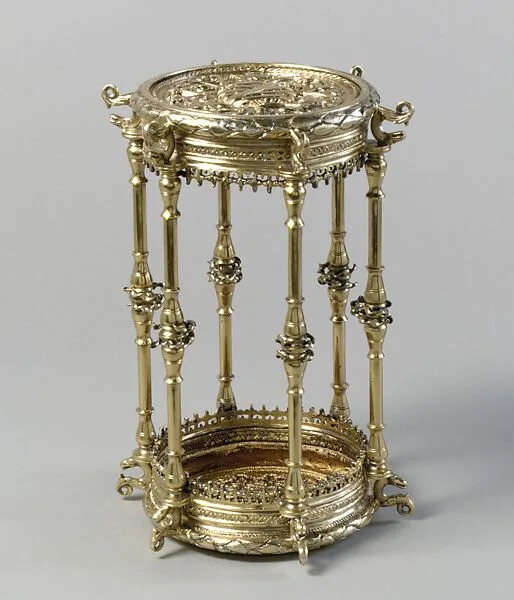 Hourglass stand — Elkington & Co.
