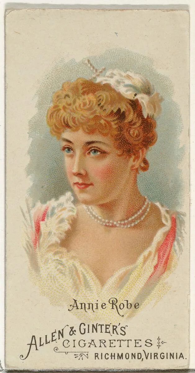 Annie Robe, from World's Beauties, Series 1 (N26) for Allen & Ginter Cigarettes — Allen & Ginter
