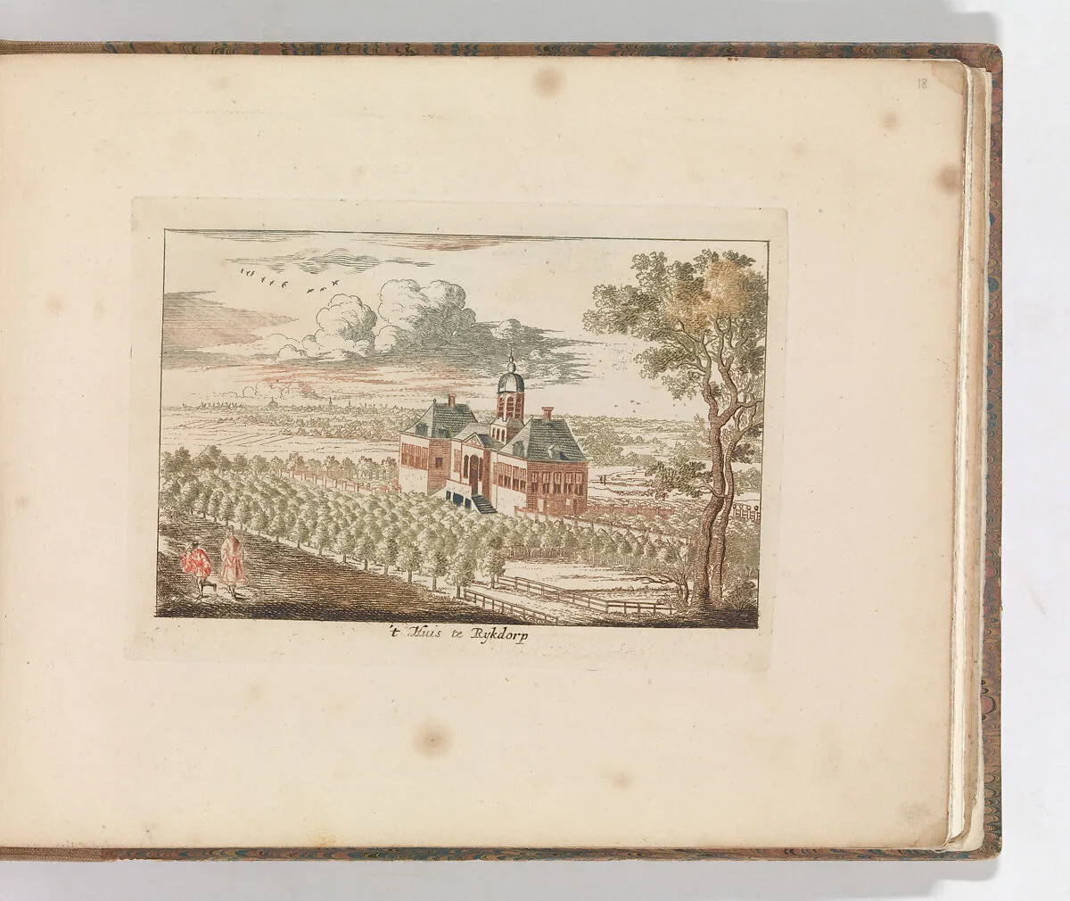 ' 't Huis te Ryksdorp' , in: Tooneel Der Voornaamste Nederlands Huizen, En Lust Hoven, Naar T Leven Afgebeeld — Carel Allard