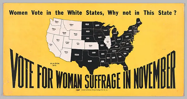 Vote for Woman Suffrage in November — Anonymous, American, 20th century