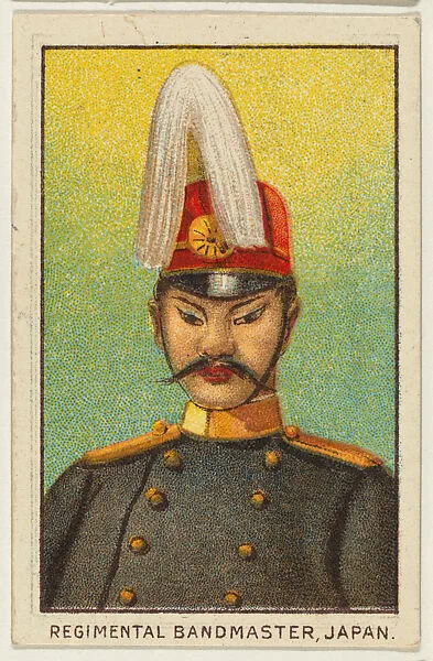 Regimental Bandmaster, Japan, from the Military series (T79) issued by the American Tobacco Company — American Tobacco Company