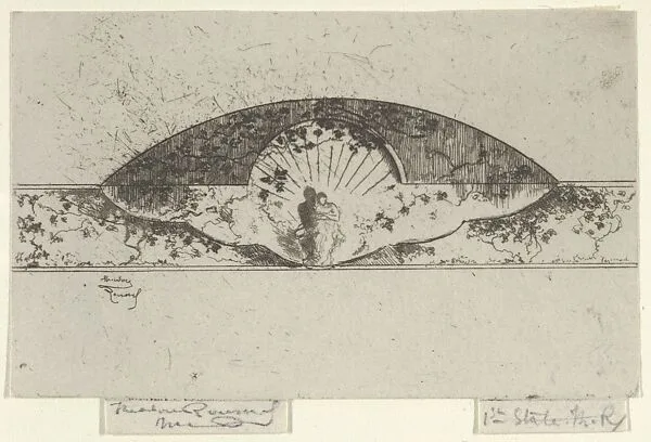 Jupiter and Alcmene Medallion, Sketch for Decoration of a Frame — Théodore Roussel