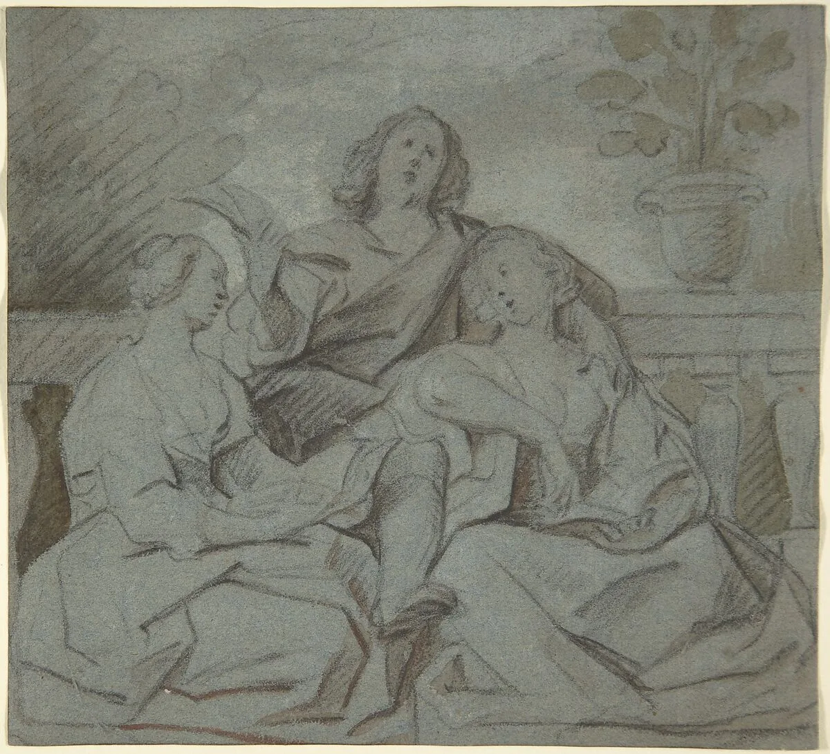 A Youth and Two Girls Singing — Jacob Jordaens