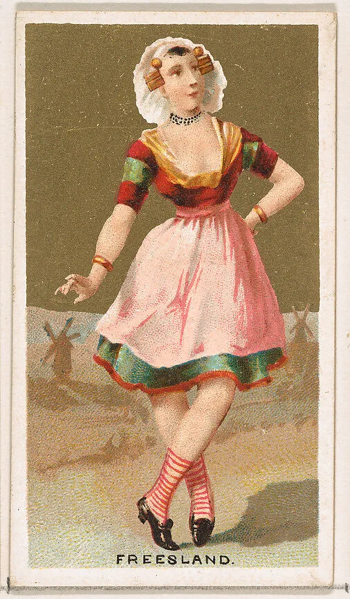 Freesland, from the Dancing Girls of the World series (N185) issued by Wm. S. Kimball & Co. — William S. Kimball & Company