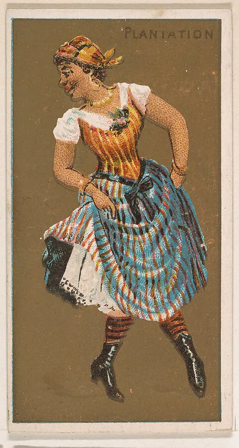 Plantation, from National Dances (N225, Type 1) issued by Kinney Bros. — Kinney Brothers Tobacco Company