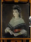 Spanish Woman with a Fan — Dietz Edzard