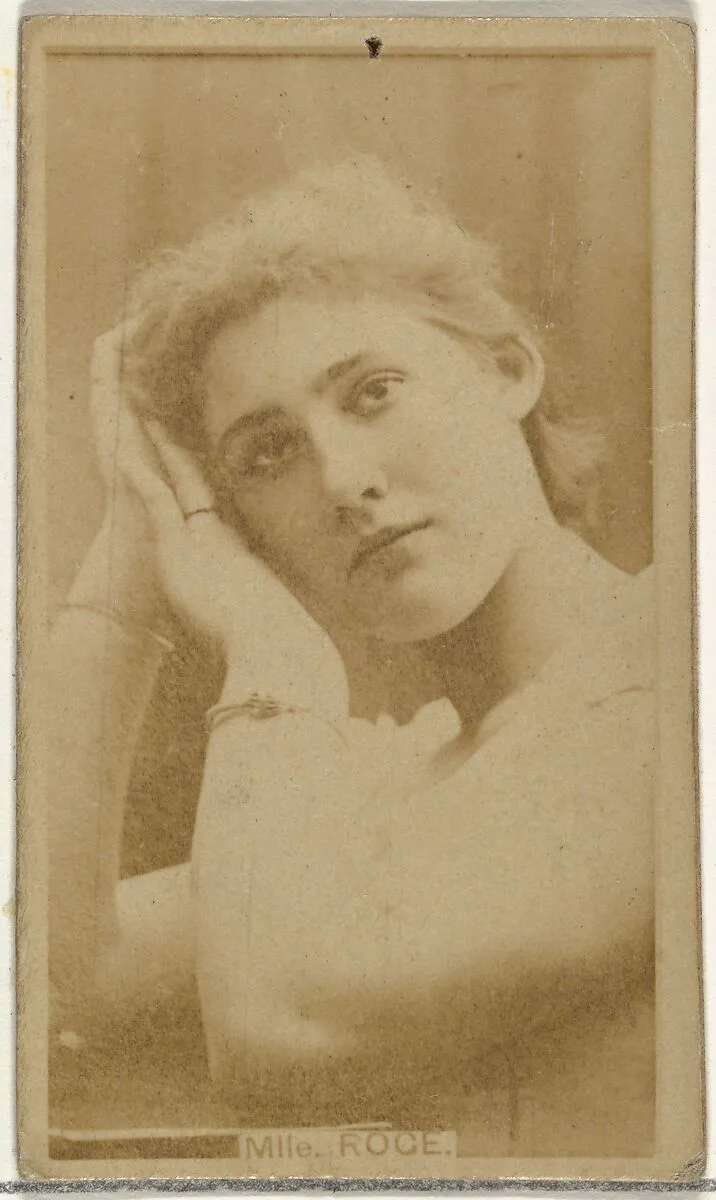 Mlle. Roge, from the Actors and Actresses series (N145-8) issued by Duke Sons & Co. to promote Duke Cigarettes — American Tobacco Company|W. Duke, Sons & Co.