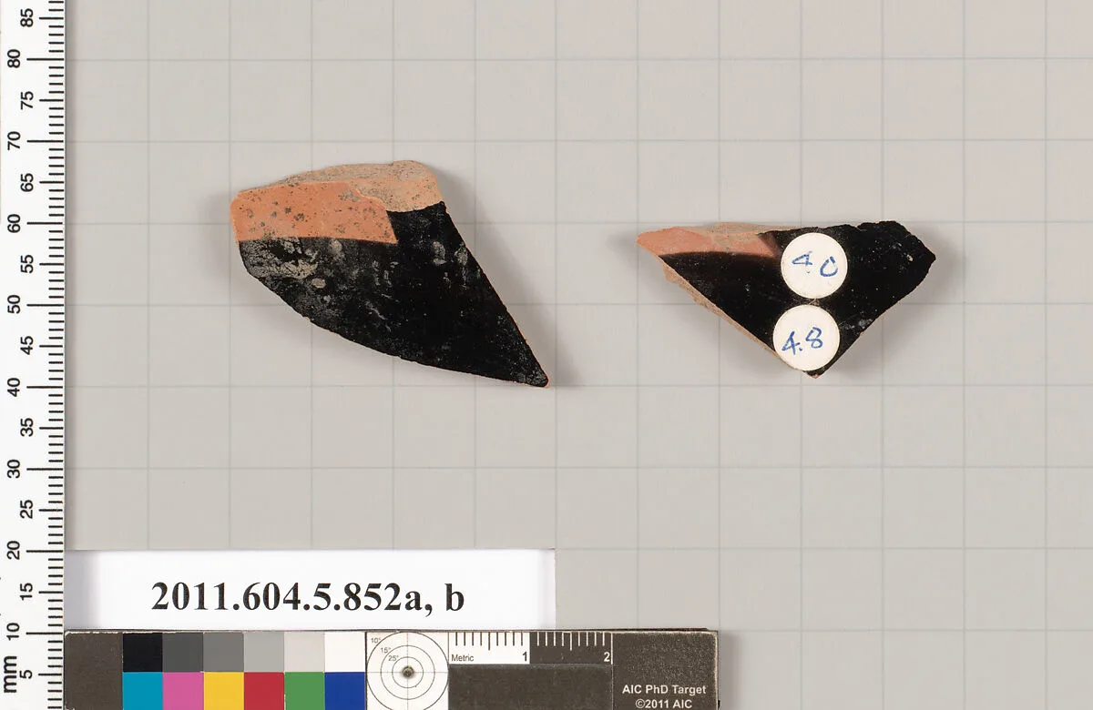 Terracotta fragments of kylikes (drinking cups) — Unknown