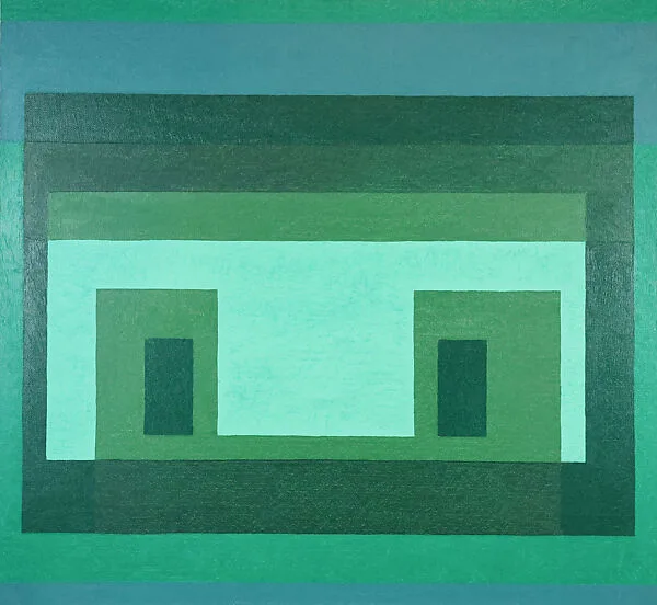 Variant: Six Greens — Josef Albers