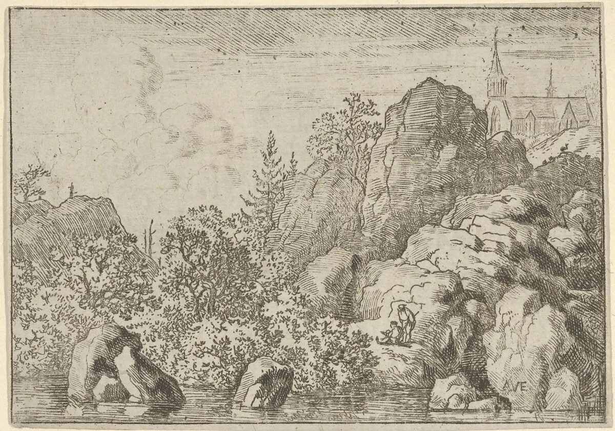The Church on the Hill — Allart van Everdingen