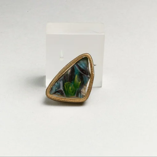 Glass mosaic bowl fragment