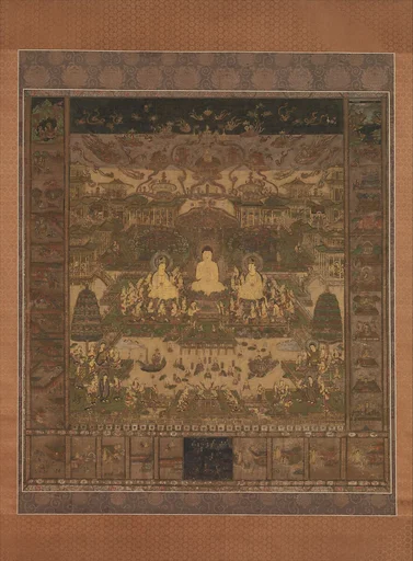 當麻曼荼羅図 |Taima Mandala