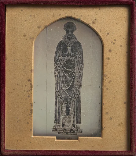 [Copy of Brass Rubbing from the Tomb of Peter de Lacy, Rector of Northfleet and Prebendary of Swerdes, Dublin Cathedral, Ireland]