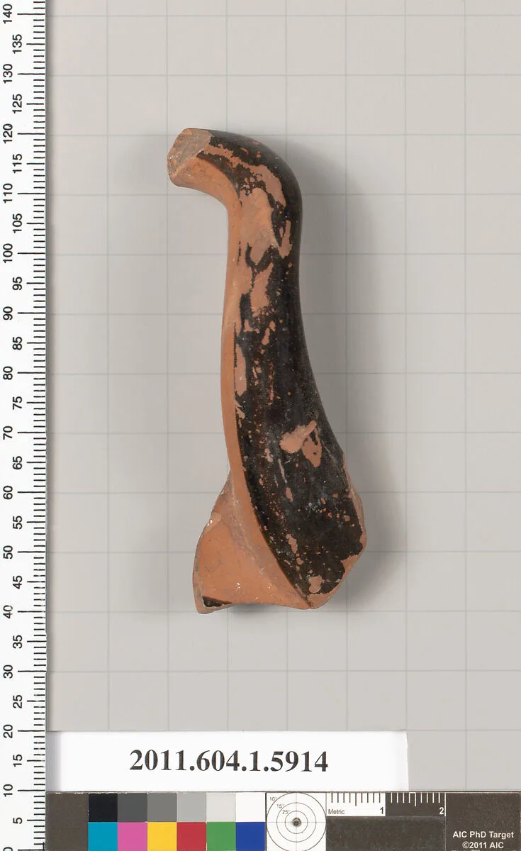 Terracotta fragment of a kylix (drinking cup) — Unknown