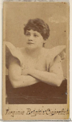 From the Actors and Actresses series (N45, Type 4) for Virginia Brights Cigarettes