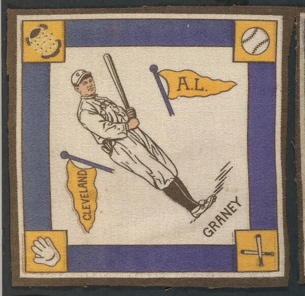 Jack Graney, Cleveland, American League from Baseball Players Felt Blanket series (B18) — Unknown