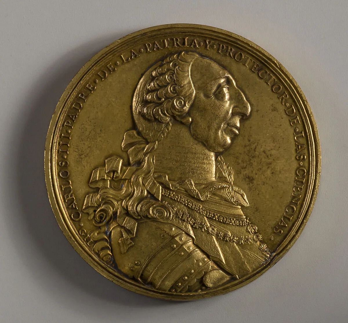 Charles III of Spain, as Protector of the Royal Academy of Mexico — Geronimo Antonio Gil