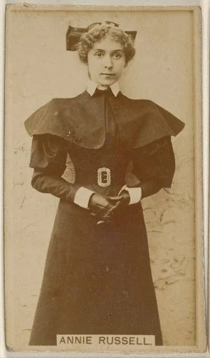 Annie Russell, from the Actors and Actresses series (N45, Type 8) for Virginia Brights Cigarettes