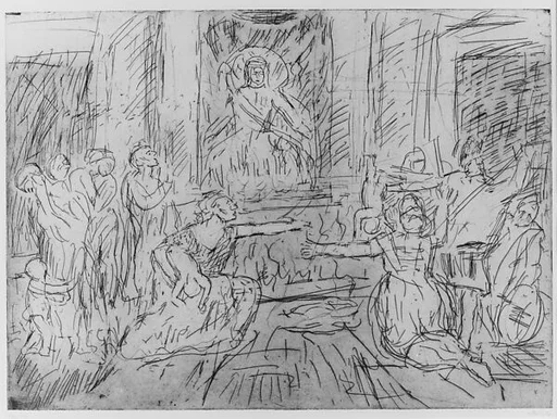 The Judgement of Solomon (#2), from ¦The Poussin Project: A Series of Prints after Nicolas Poussin¦