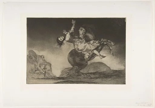 'The horse abductor' from the 'Disparates' (Follies / Irrationalities)