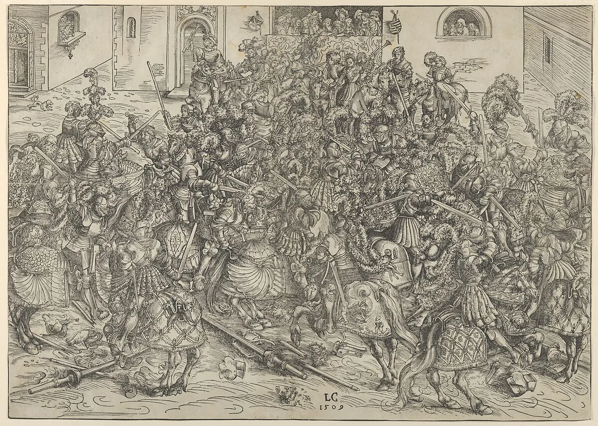 The Fourth Tournament — Lucas Cranach the Elder