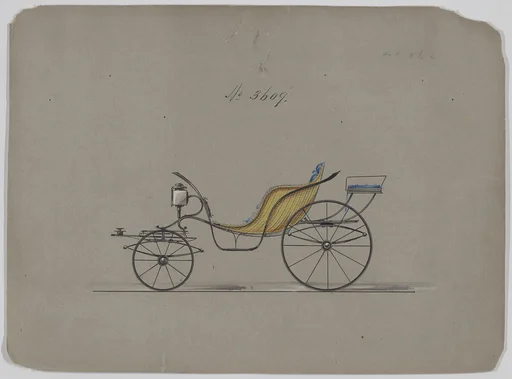 Design for Pony Phaeton, no. 3609