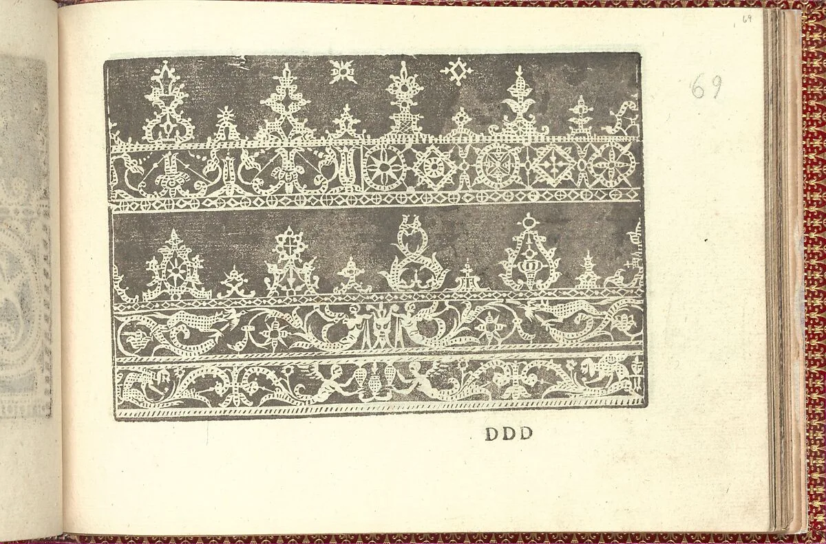 Corona delle Nobili et Virtuose Donne: Libro I-IV, page 69 (recto) — Cesare Vecellio