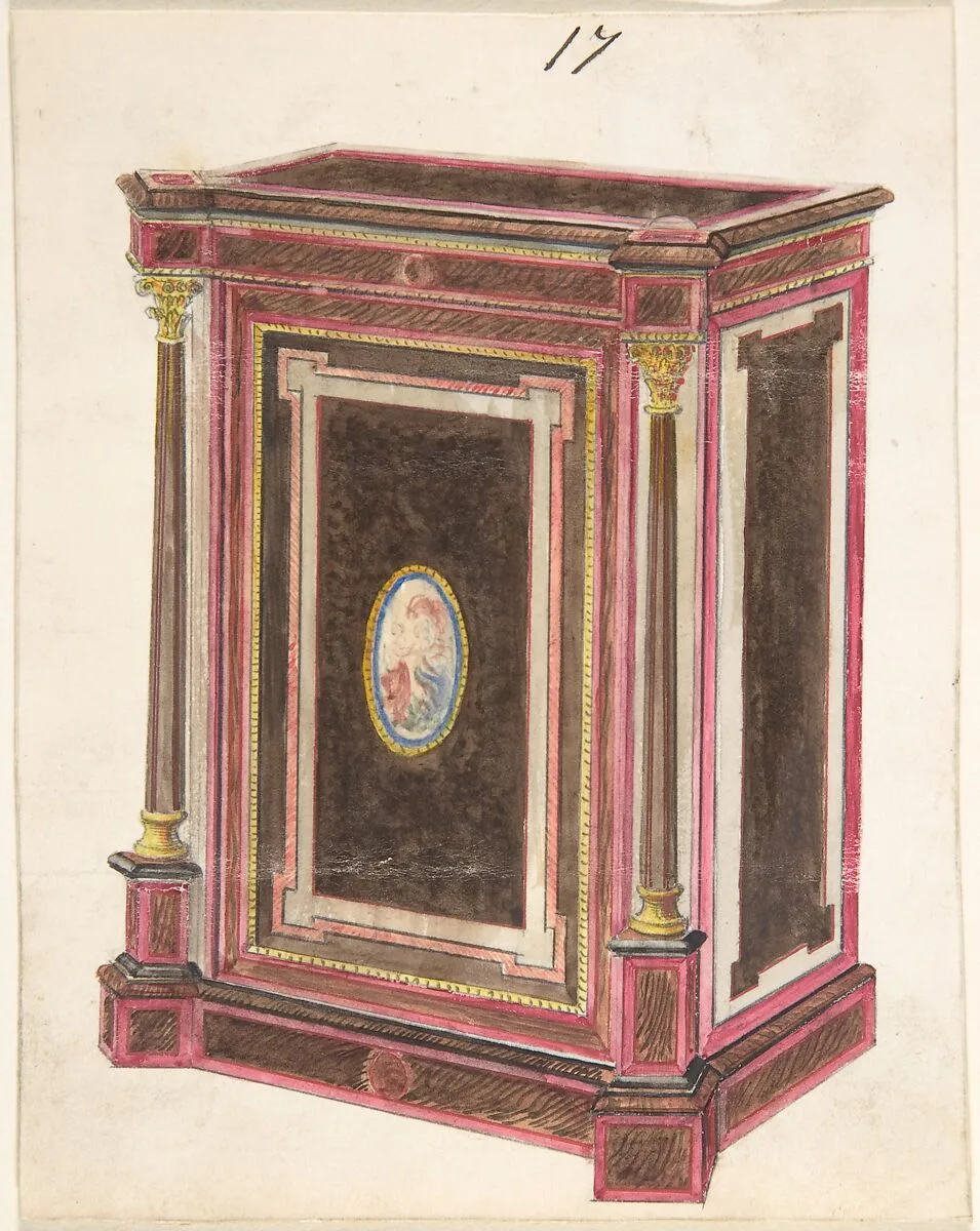 Cabinet Design — Anonymous, British, 19th century