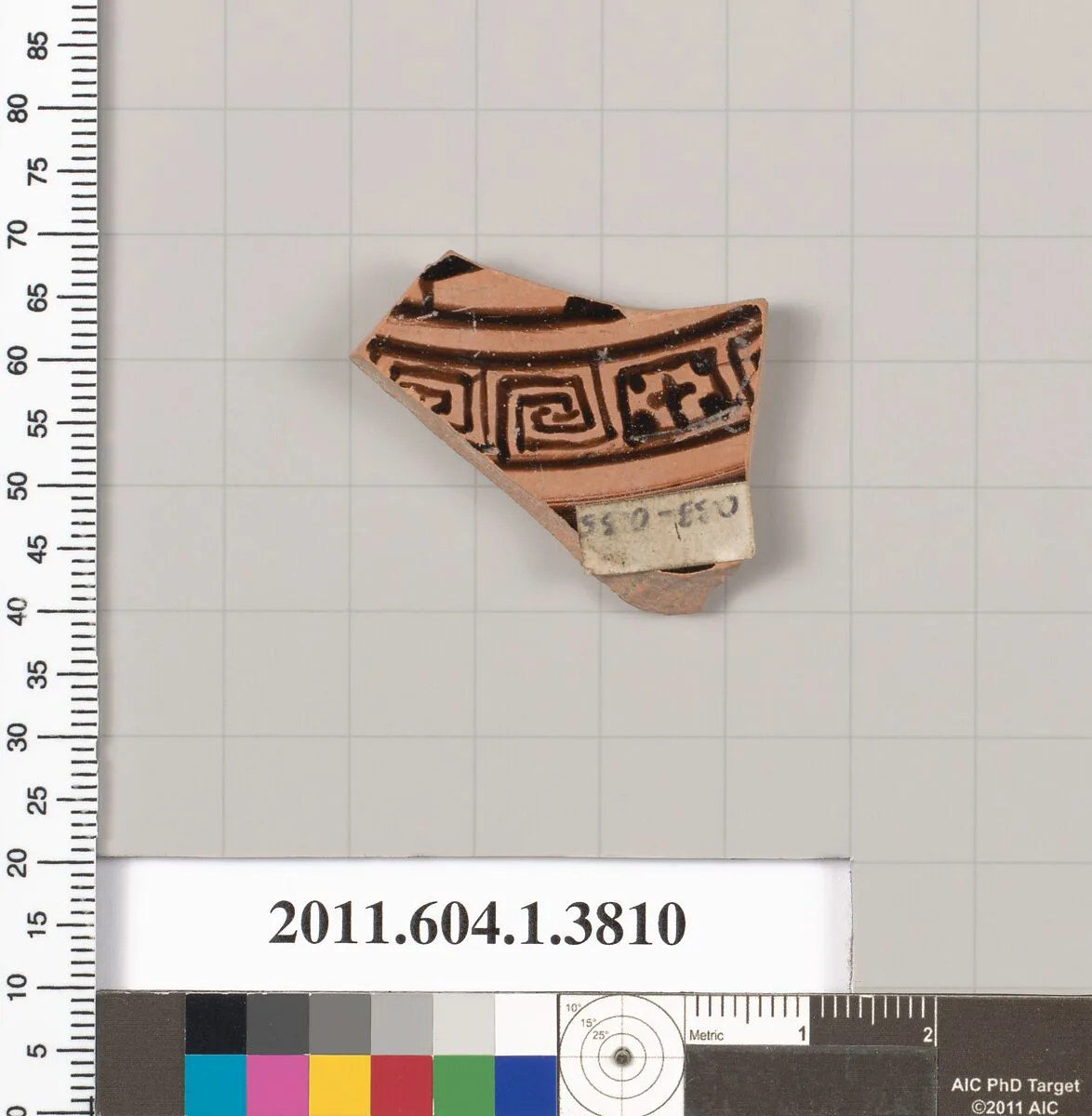 Terracotta fragment of a kylix (drinking cup) — Unknown