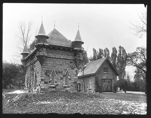 [Gothic Revival Outbuildings, New York]