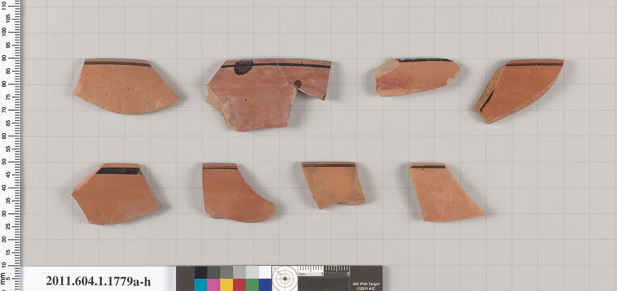 Terracotta rim fragments of kylikes(drinking cups) — Unknown