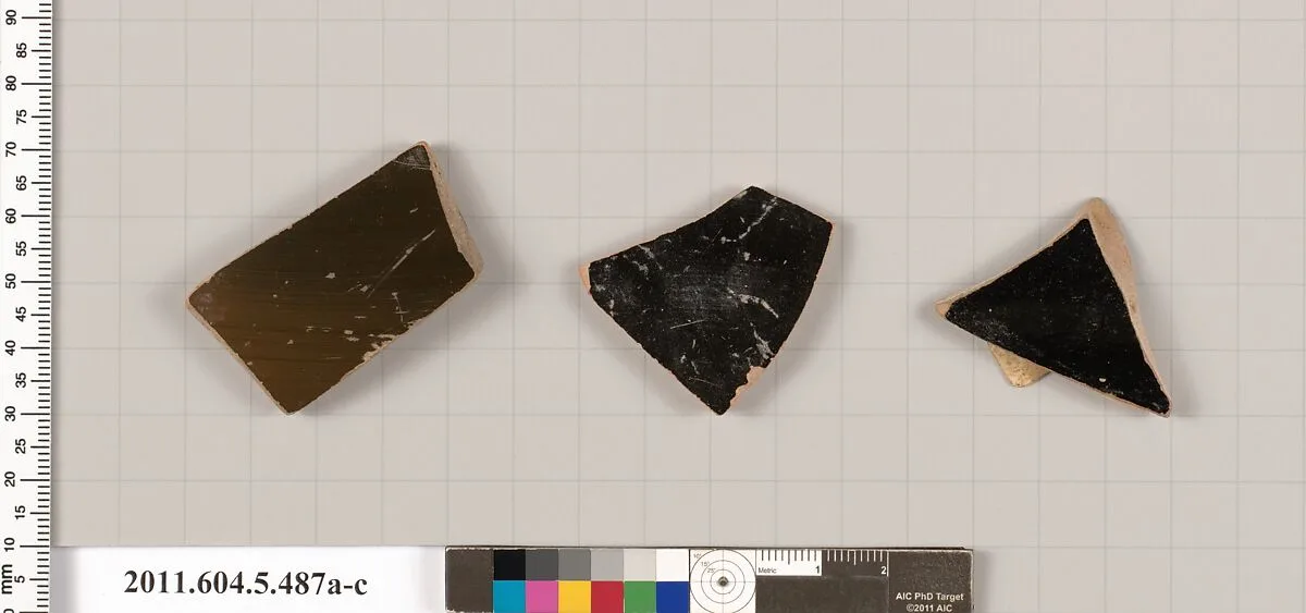 Terracotta fragments of kylikes (drinking cups) — Unknown