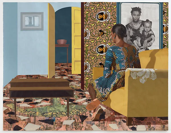 Mother and Child — Njideka Akunyili Crosby