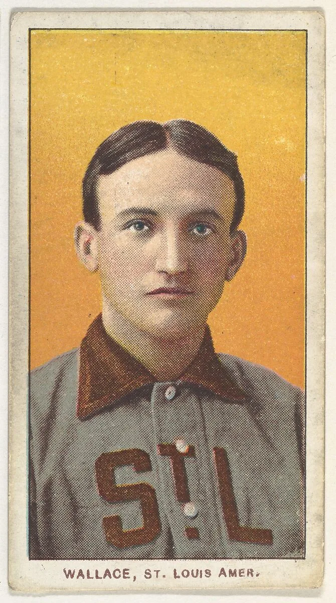 Wallace, St. Louis, American League, from the White Border series (T206) for the American Tobacco Company — American Tobacco Company