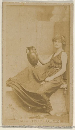 Miss Marie Studholme, from the Actors and Actresses series (N45, Type 8) for Virginia Brights Cigarettes