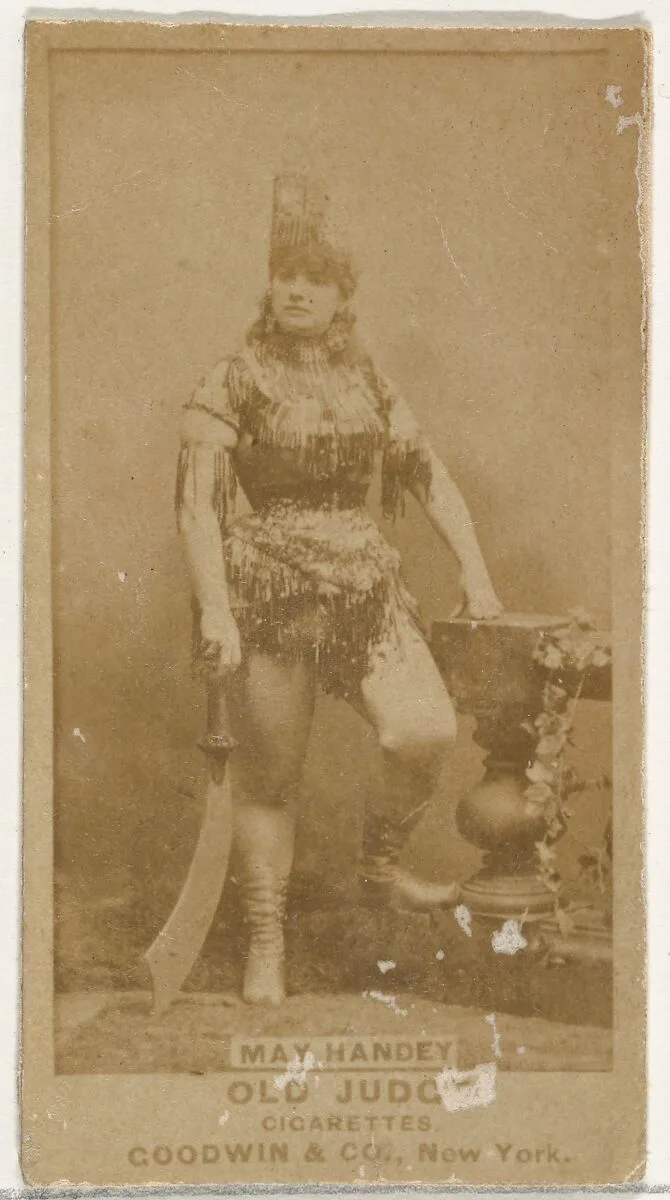May Handey, from the Actors and Actresses series (N171) for Old Judge Cigarettes — Goodwin & Company